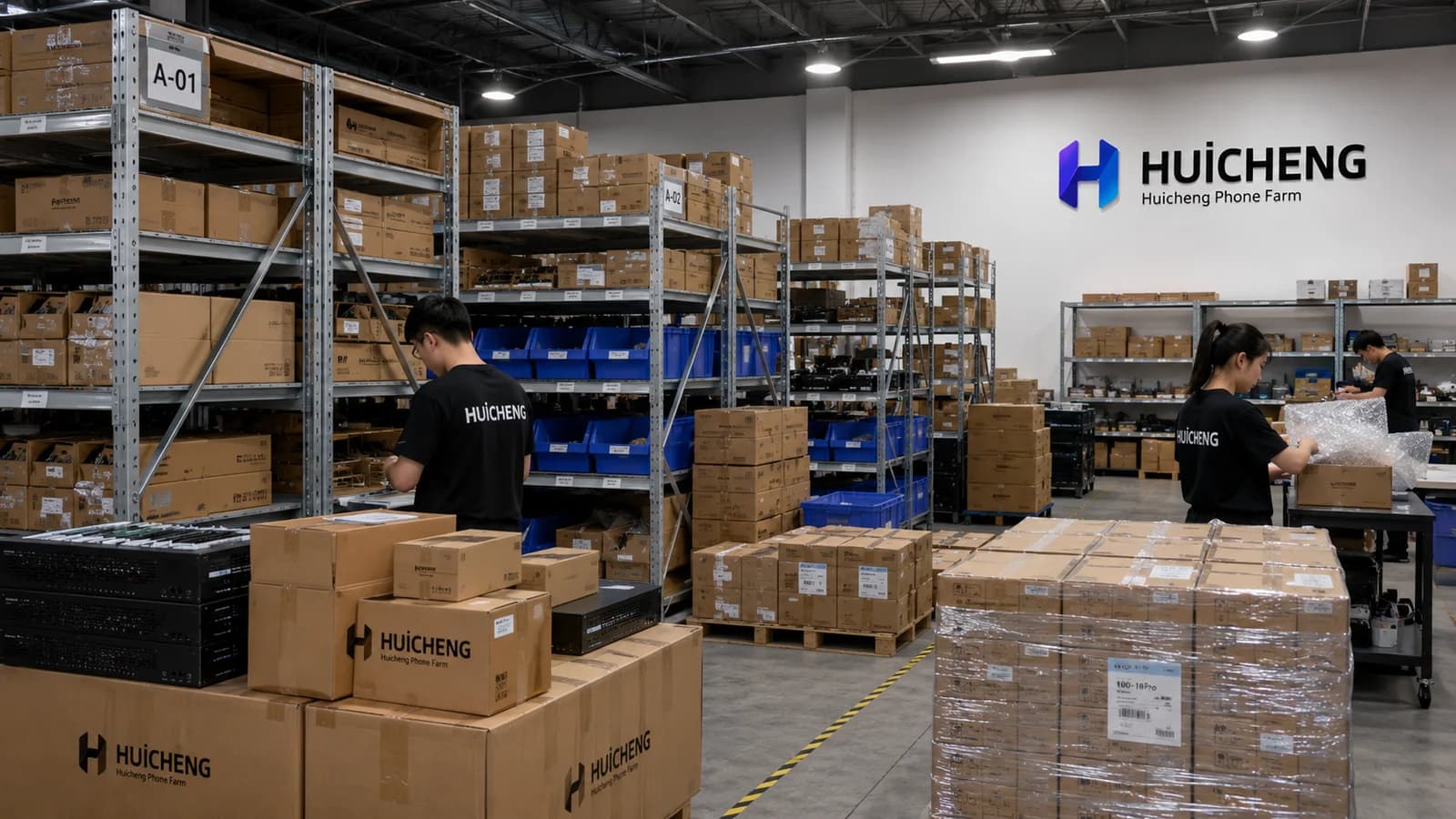 Export packing at Guangzhou facility